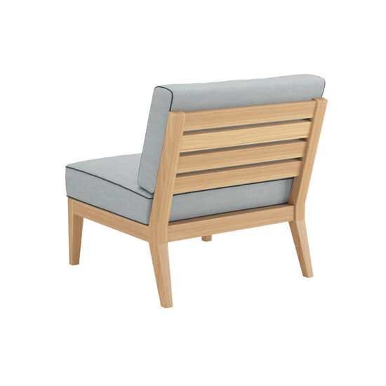 Gartenmöbel-Loungemöbel-Sofas-Auflagen-Element Mitte-Rückenwand-Teakholz