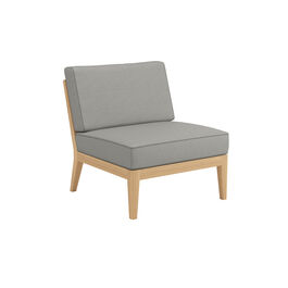 Valencia Lounge Element Mitte inkl. Auflage Dessin "Stone/Keder Taupe"