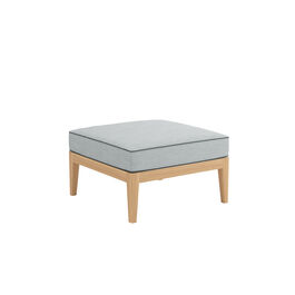 Valencia Lounge Hocker inkl. Auflage Dessin "River/Keder Baltic"