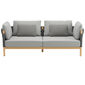 Cavo Lounge Sofa Anthrazit inkl. Auflage Dessin "Moon"