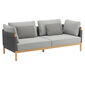 Cavo Lounge Sofa Anthrazit inkl. Auflage Dessin "Moon"