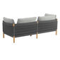 Cavo Lounge Sofa Anthrazit inkl. Auflage Dessin "Moon"