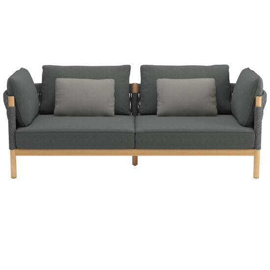 Cavo Lounge Sofa Anthrazit inkl. Auflage Dessin "Anthrazit"