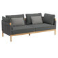Cavo Lounge Sofa Anthrazit inkl. Auflage Dessin "Anthrazit"
