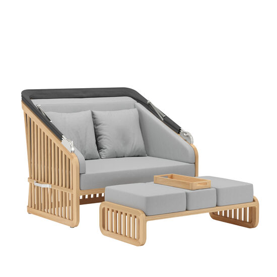 Newcastle Set Medium inkl. Auflagen Dessin "Moon"