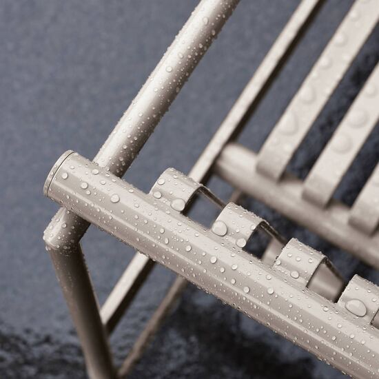 Gartenmöbel-Loungemöbel-Sessel-Dreisitzerelement-Aluminium