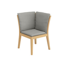 Auflage Valencia Bank Eckelement, Dessin "Stone/Keder Taupe"