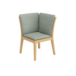 Auflage Valencia Bank Eckelement, Dessin "Mineral/Keder Taupe"