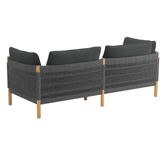 Cavo Lounge Sofa Anthrazit  inkl. Auflage Dessin "Schiefer"