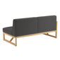 Trey Lounge Sofa Armlehne rechts inkl. Auflagen Dessin "Anthrazit"