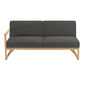 Trey Lounge Sofa Armlehne rechts inkl. Auflagen Dessin "Anthrazit"