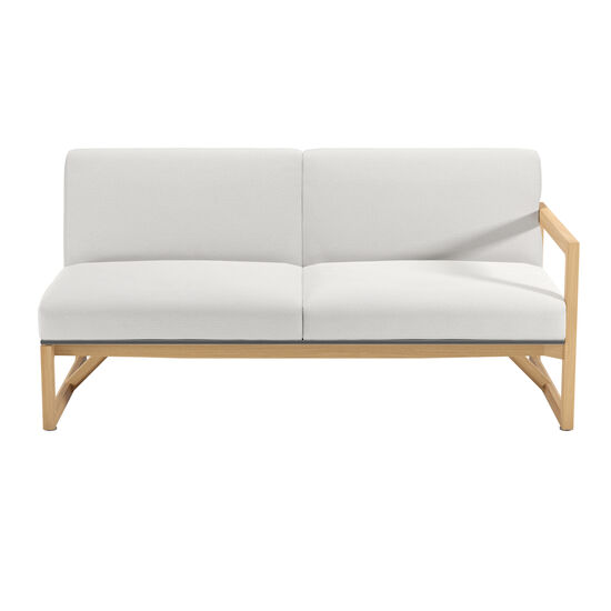 Trey Lounge Sofa Armlehne links inkl. Auflagen Dessin "Crystal"