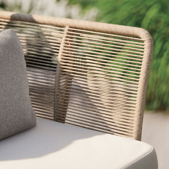 Amari Lounge Sofa inkl. Auflage Dessin "Linum"