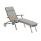United States Deck Chair Silk mit Rädern und verlängerter Fußstütze
