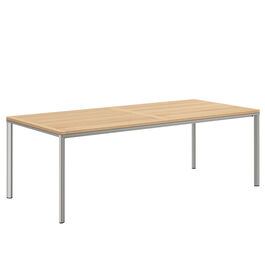 Portland Tisch Silk Aluminium 220 x 100 Tischplatte Teak