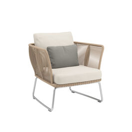 Amari Lounge Sessel inkl. Auflage Dessin "Linum"