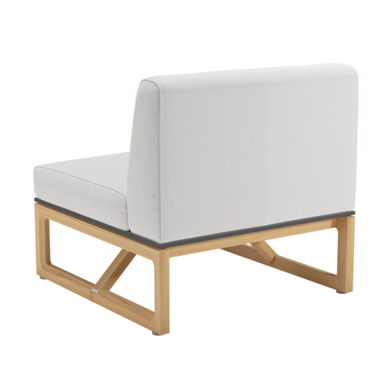 Trey Lounge Mittelelement inkl. Auflage Dessin "Crystal"