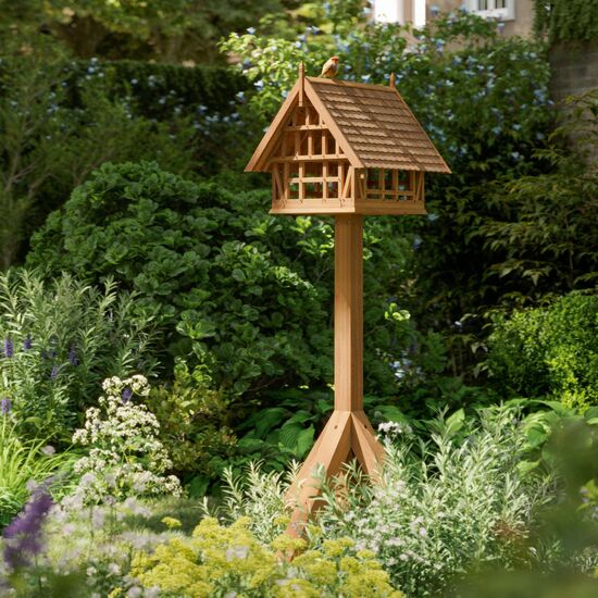 Vogelhaus Schindeln Teak