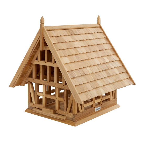 Vogelhaus Schindeln Teak