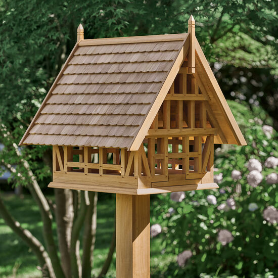 Vogelhaus Schindeln Teak