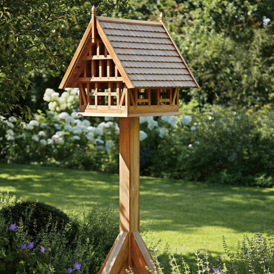 Vogelhaus Schindeln Teak