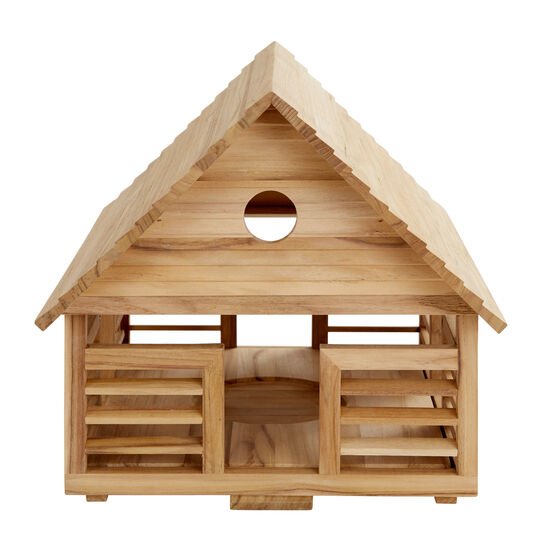 Vogelhaus klein Beetlösung Teak