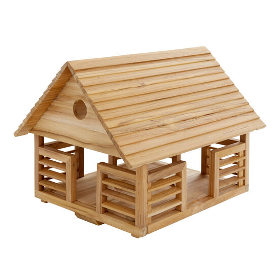 Vogelhaus klein Beetlösung Teak