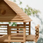 Vogelhaus klein Terrassenversion Teak