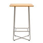 Bartisch 70 x 70 Edelstahl, Teak