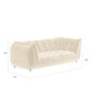 Sandvig Sofa 220 mit Armlehnen Beige
