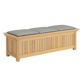 Sitzkissen 3er-Set für Truhenbank Dessin "Stone"