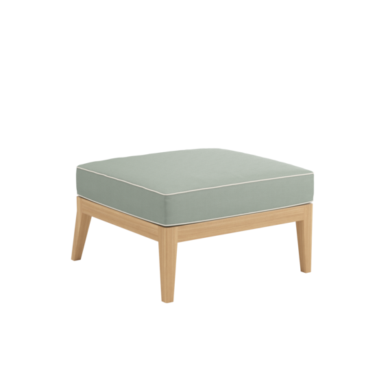 Valencia Lounge Element ohne Lehne inkl. Auflage Dessin "Mineral/Keder Linum"