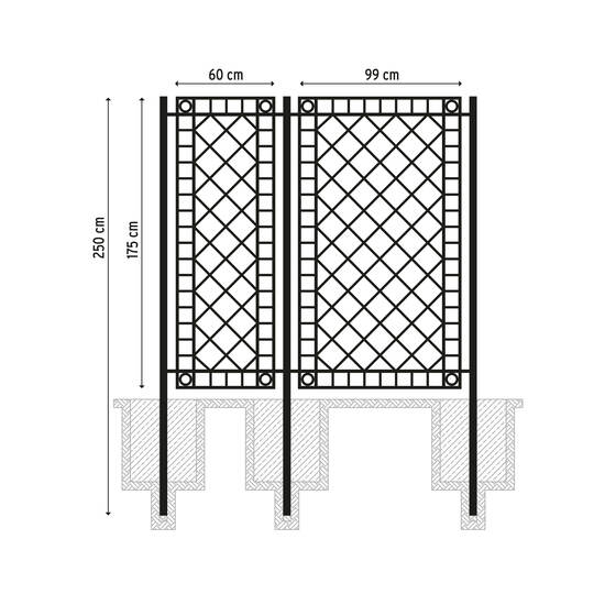 Orangerie Verbindungsstück, 2er-Set (fixierte Lösung)