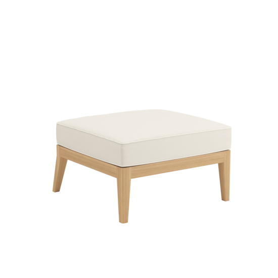 Valencia Lounge Element ohne Lehne inkl. Auflage Dessin "Linum/Keder Pearl"