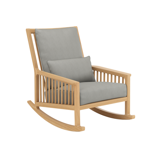 Newhaven Schaukelstuhl Set Stone/Taupe