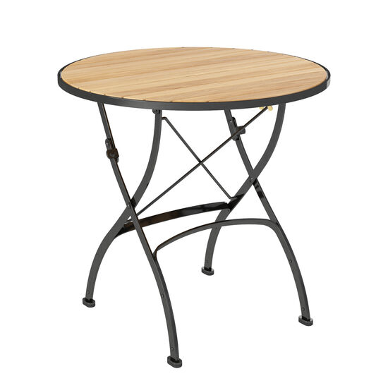 gartentisch-teak-stahl-gartenmoebel-fontenay-tisch-rund-klappbar-75cm-frontansicht