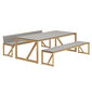 gartentisch-set-tisch-bank-lehne-lehnenlos-teak-kunstharz-trey-frontansicht