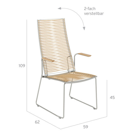 gartenstuhl-armlehnen-edelstahl-kunststoffbespannung-pan-verstellbar-hochlehner-75-braun-bemassung-text