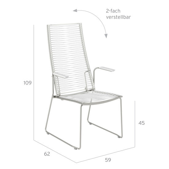 gartenstuhl-armlehnen-edelstahl-kunststoffbespannung-pan-verstellbar-hochlehner-75-weiss-bemassung--text