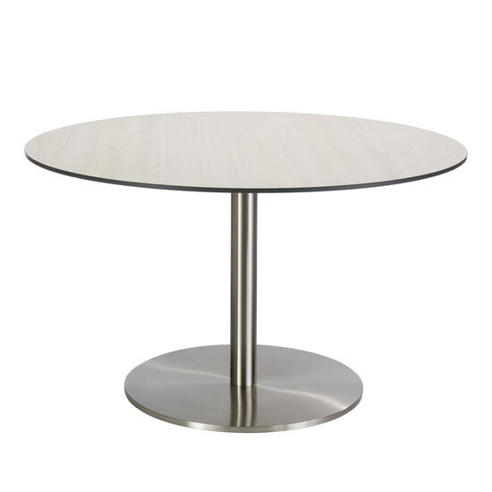 Ronda Mittelfußtisch rund 120 Kunstharz Lärche Weiß