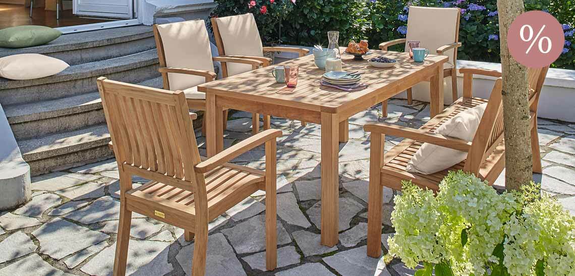 Exklusive Gartenmöbel und Accessoires zu Sonderpreisen Garpa