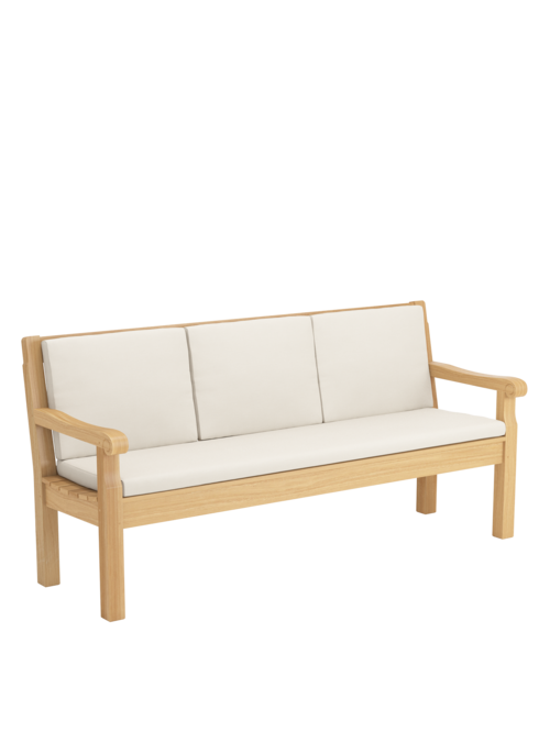 Rückenkissen Summerfield / Hestercombe Bank 180 Linum, 3er-Set