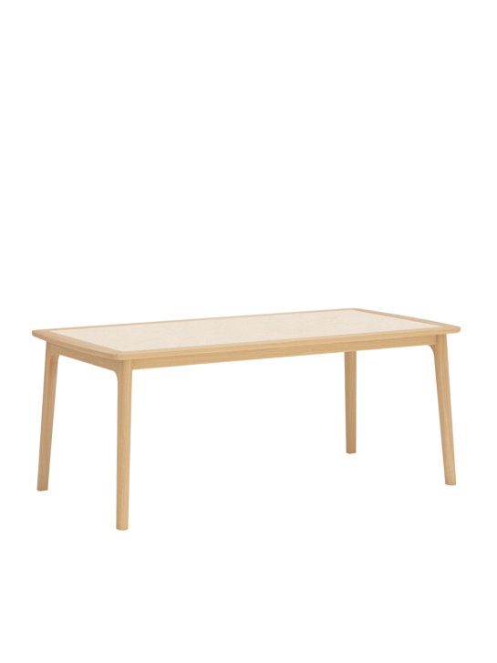 Preston Tisch Teak/Keramik Chalk 180 x 90