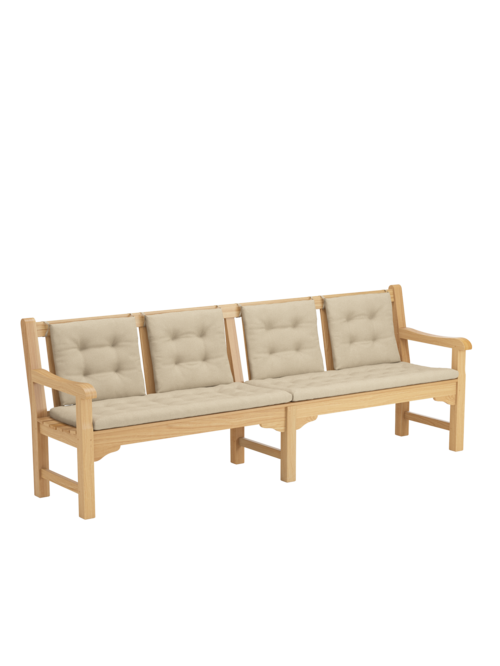 Rückenkissen Summerfield / Hestercombe Bank 240 Seesand, 4er-Set