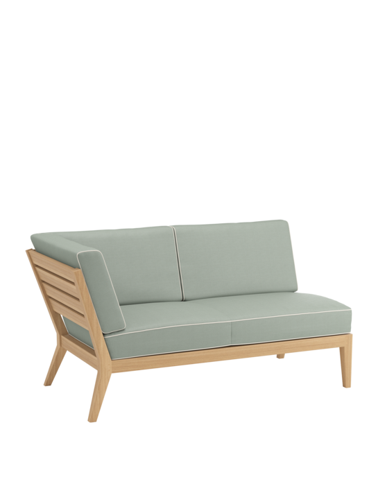 Valencia Lounge Chaiselongue rechts inkl. Auflagen Mineral/Keder Linum