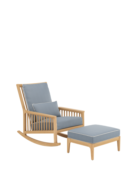 Newhaven Schaukelstuhl Set Indigo/Linum