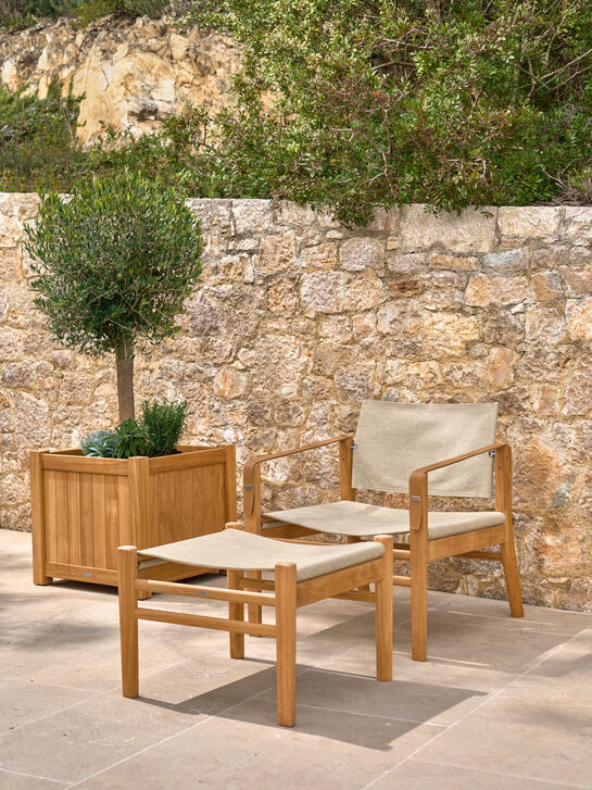 Nomai Lounge Sessel Ecru