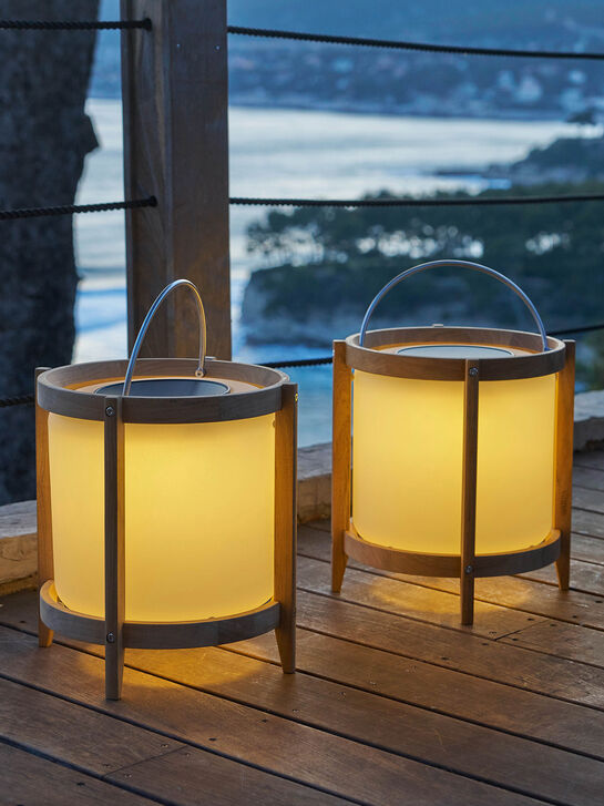 Neva Solarleuchte Teak