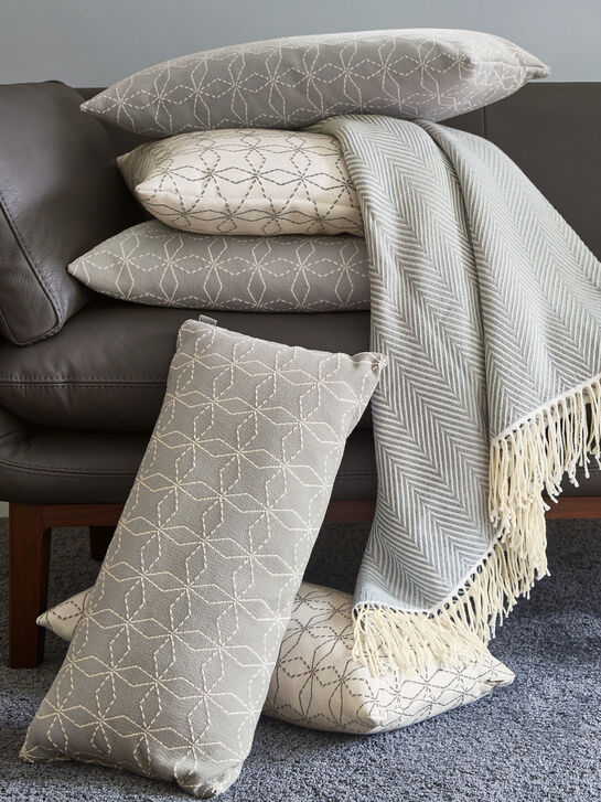 Mulino Federkissen 55 x 55 Grau