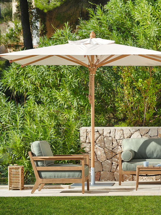 Newhaven Sessel inkl. Auflagen Mineral/Keder Linum